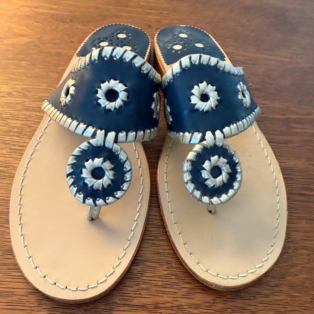 Jack Rogers Blue “Navajo” Sandals